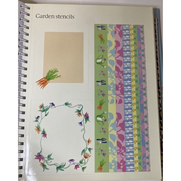 Vintage Scrapbook Stickers & Stencils Book 400 stickers Zoo Birthday - Picture 11 of 15